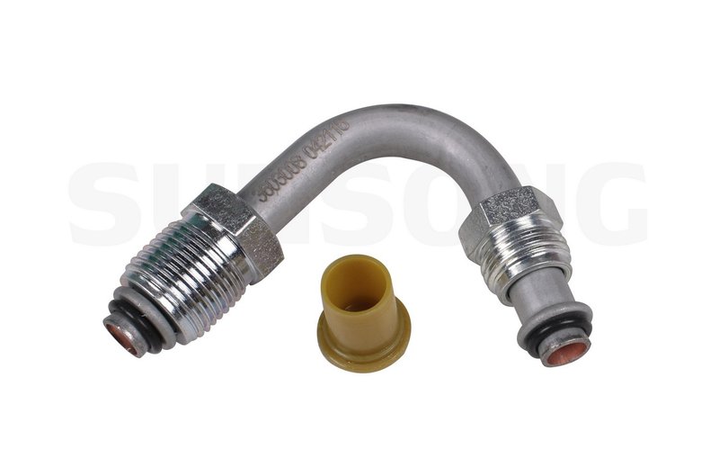 Sunsong 3603008 Power Steering Pressure Line Hose Assembly - Tube - Tee to Gear