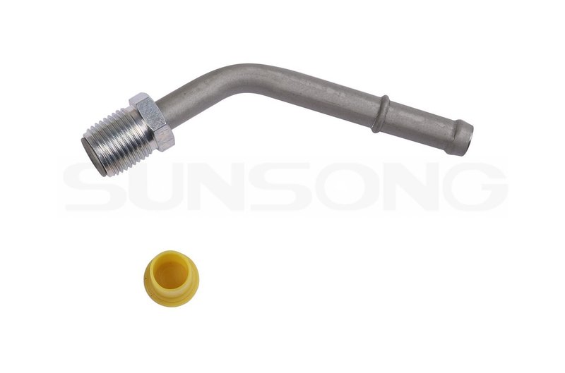 Sunsong 3604933 Power Steering Return Line End Fitting - From Gear, Gear To Cooler or Gear To Pipe