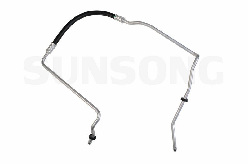Sunsong 5801017 Automatic Transmission Oil Cooler Hose Assembly - Radiator to Transmission (Upper)
