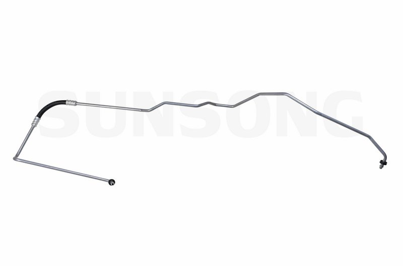 Sunsong 5801054 Automatic Transmission Oil Cooler Hose Assembly - Auxiliary Cooler (Driver Side) to Transmission