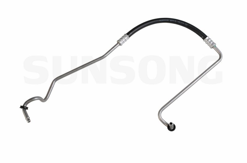 Sunsong 5801055 Automatic Transmission Oil Cooler Hose Assembly - Inlet from Radiator (Lower) to Transmission