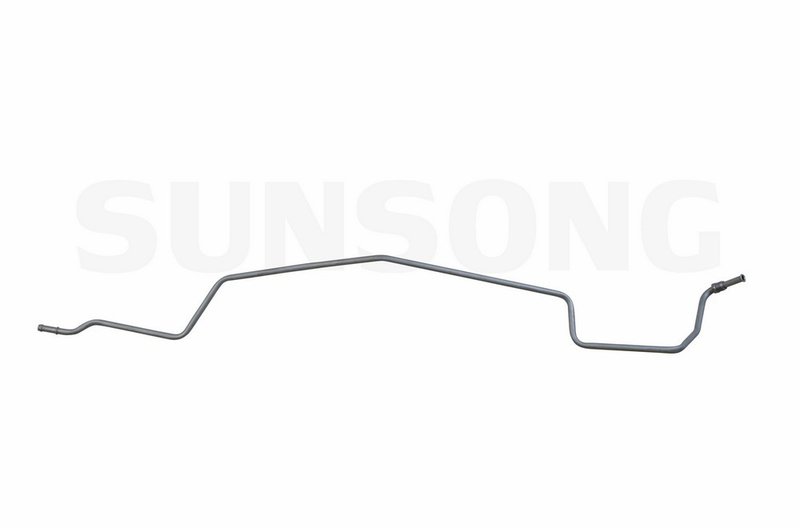 Sunsong 5801132 Automatic Transmission Oil Cooler Hose Assembly - Auxiliary Cooler (Passenger Side) to Transmission or Auxiliary Cooler Inlet (Passenger Side)