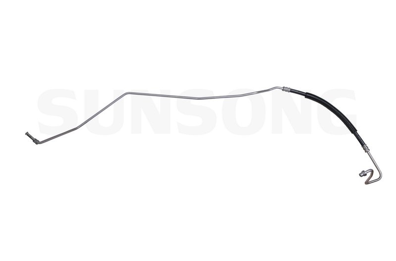 Sunsong 5801146 Automatic Transmission Oil Cooler Hose Assembly - Auxiliary Cooler (Driver Side) to Transmission