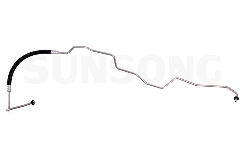 Sunsong 5801167 Automatic Transmission Oil Cooler Hose Assembly - Auxiliary Cooler (Driver Side) to Transmission
