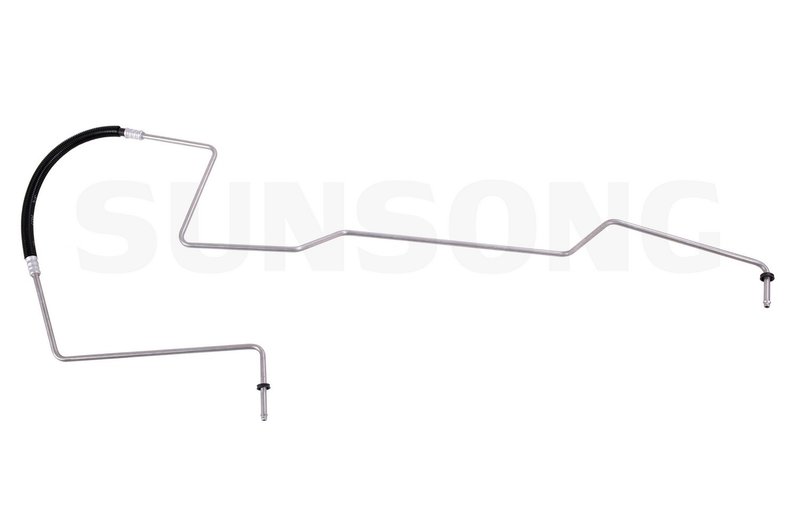 Sunsong 5801175 Automatic Transmission Oil Cooler Hose Assembly - Auxiliary Cooler (Driver Side) to Transmission