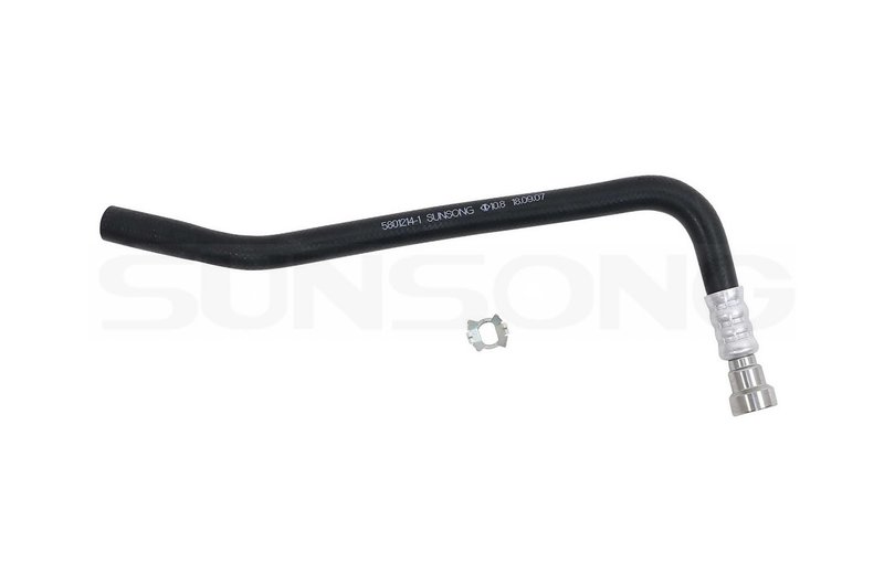 Sunsong 5801214 Automatic Transmission Oil Cooler Hose Assembly - Auxiliary Cooler Outlet (Driver Side)