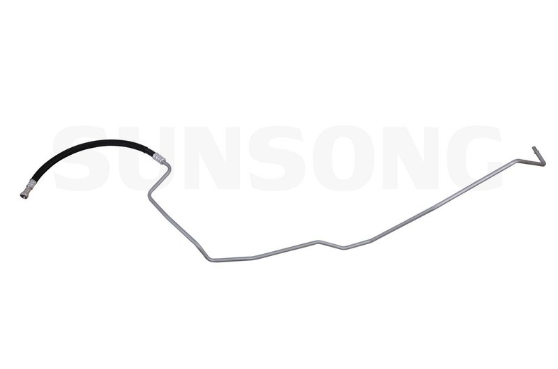 Sunsong 5801222 Automatic Transmission Oil Cooler Hose Assembly - Inlet from Radiator (Upper) to Transmission