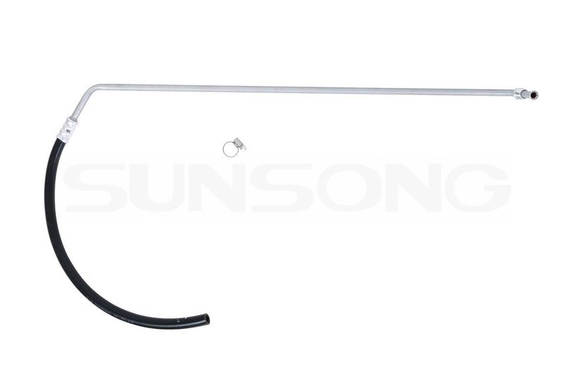 Sunsong 5801226 Automatic Transmission Oil Cooler Hose Assembly - Auxiliary Cooler (Passenger Side) to Transmission