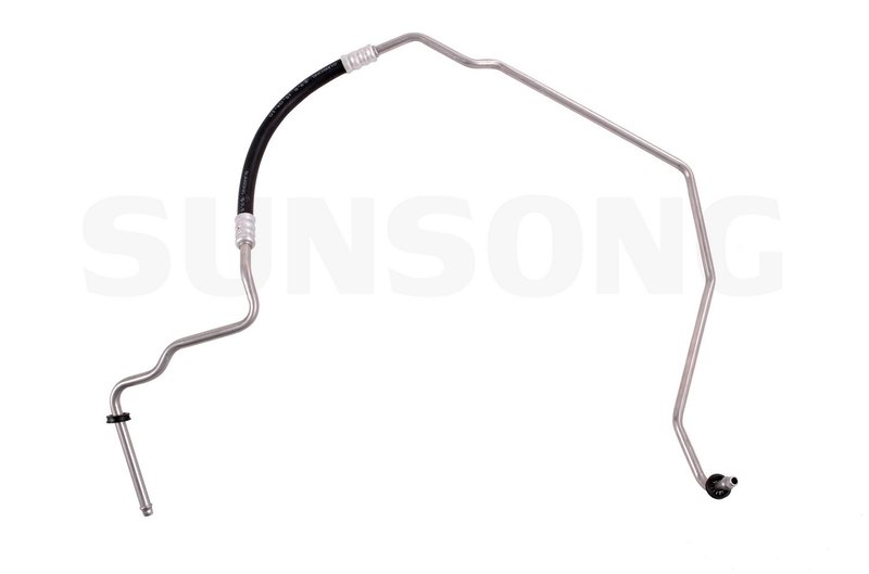 Sunsong 5801240 Automatic Transmission Oil Cooler Hose Assembly - Radiator to Transmission (Upper)