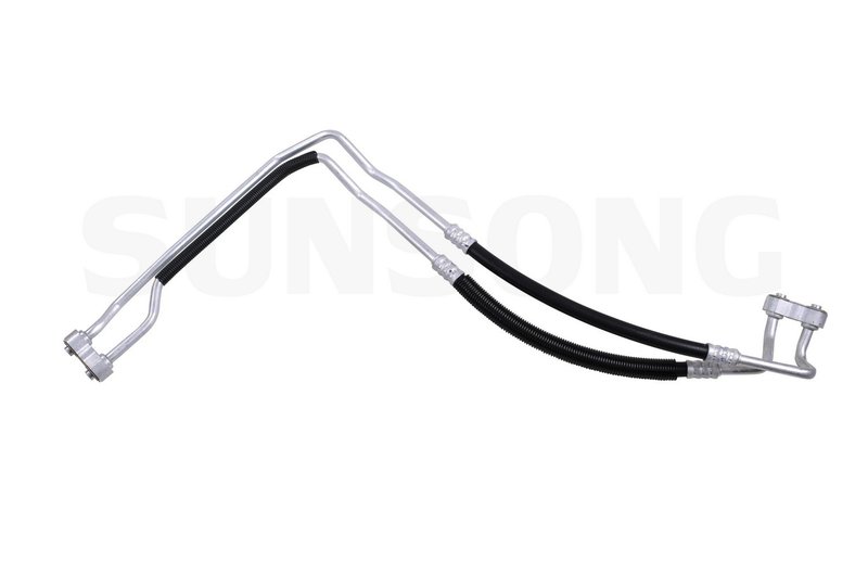 Sunsong 5801246 Engine Oil Cooler Hose Assembly - Inlet and Outlet Assembly To Remote Oil Filter