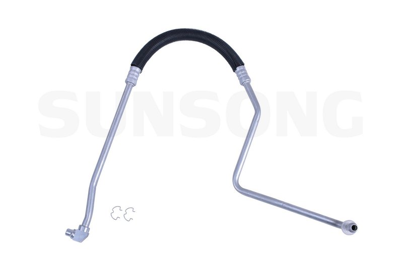 Sunsong 5801272 Engine Oil Cooler Hose Assembly - Inlet (Upper)