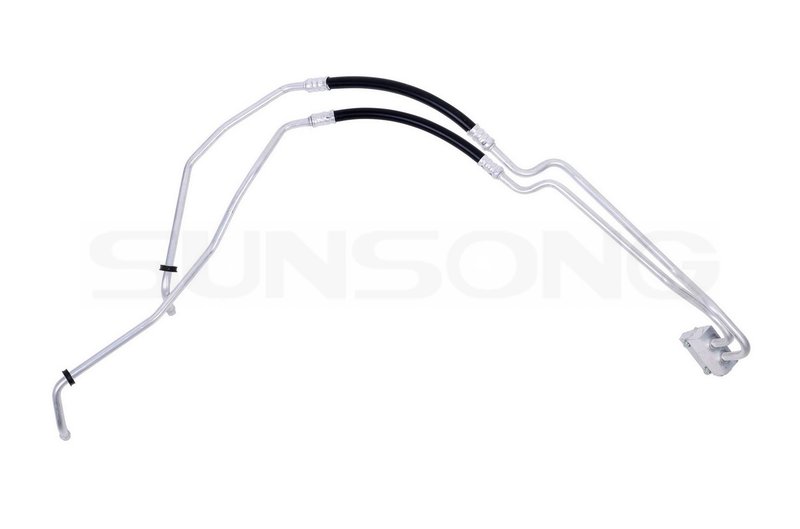 Sunsong 5801274 Engine Oil Cooler Hose Assembly - Inlet and Outlet Assembly