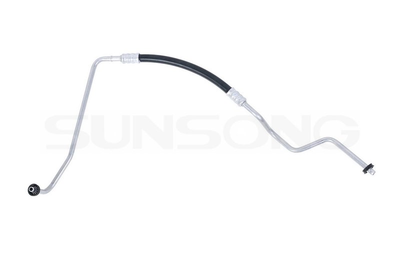 Sunsong 5801319 Automatic Transmission Oil Cooler Hose Assembly - Inlet From Radiator (Upper) To Transmission (Front)