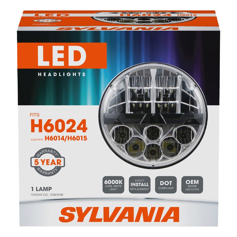 Sylvania H6024SL.BX Headlight Bulb - High Beam and Low Beam or Low Beam