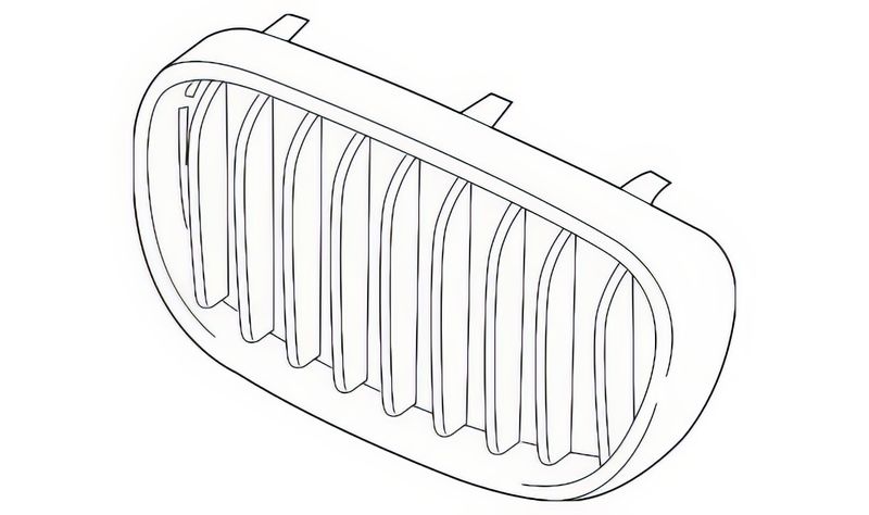 TechPro BM1200294 Grille - Left