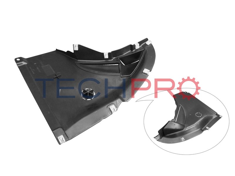 TechPro BM1250139C Fender Splash Shield - Front Left