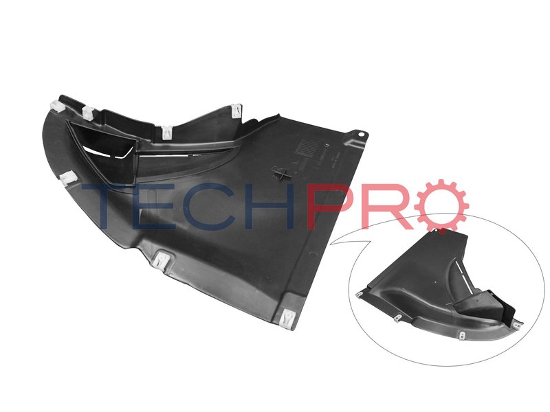 TechPro BM1251139C Fender Splash Shield - Front Right