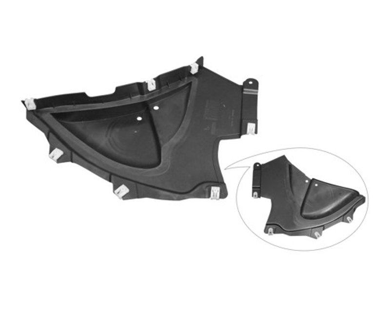TechPro BM1251141 Fender Splash Shield - Front Right