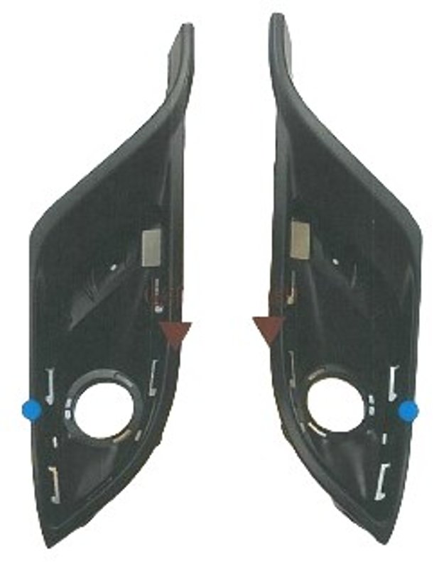 TechPro CH1039164 Bumper Insert - Front Right