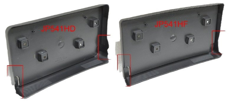 TechPro CH1068148 License Plate Bracket - Front