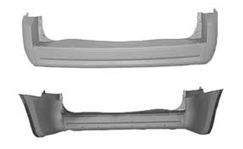 TechPro CH1100905C Bumper Cover - Rear