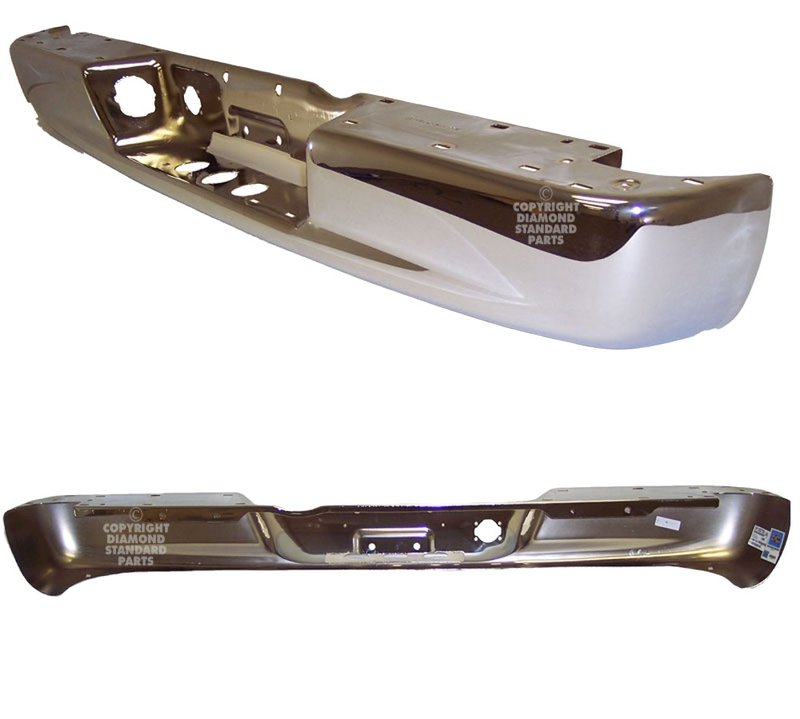 TechPro CH1102371 Bumper Face Bar - Rear