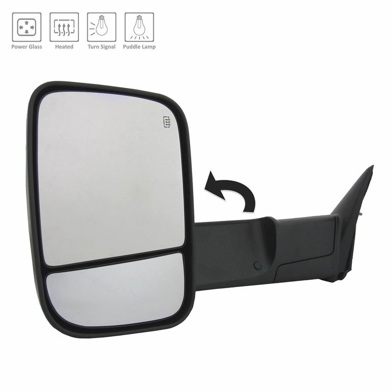 TechPro CH1320333 Door Mirror Set - Left