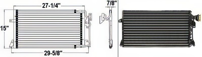 TechPro CH3030142 A/C Condenser