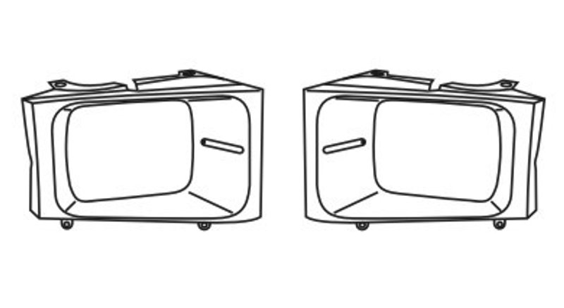 TechPro FO2512157 Headlight Door - Left