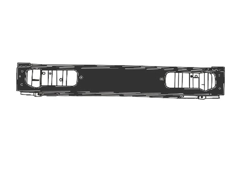 TechPro GM1006236 Bumper Cover Reinforcement - Front