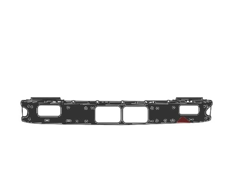 TechPro GM1006365 Bumper Cover Reinforcement - Front