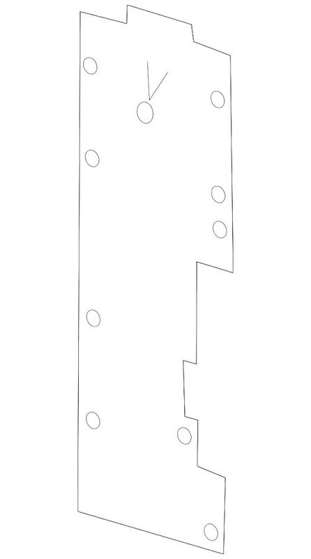 TechPro GM1218158 Grille Air Deflector