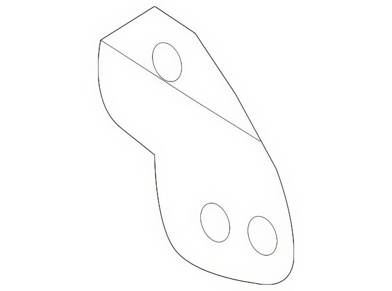 TechPro GM1254102 Fender Rail Bracket