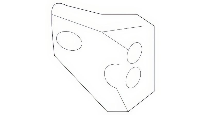 TechPro GM1255102 Fender Rail Bracket