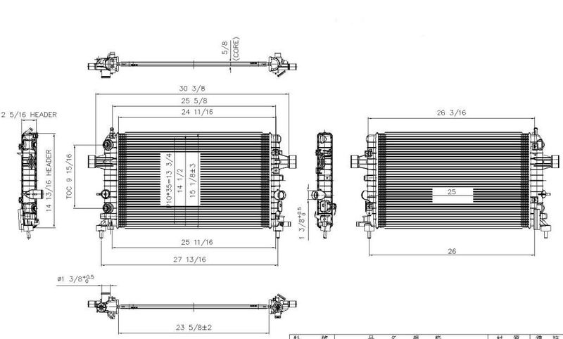 TechPro GM3010524 Radiator