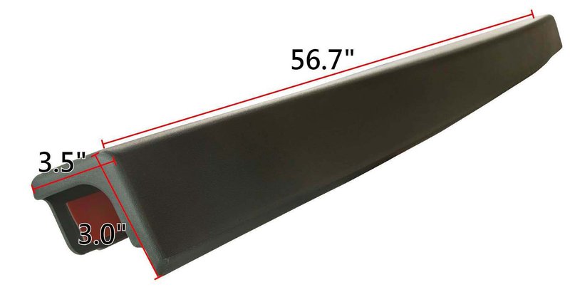 TechPro HU1904100 Tailgate Molding