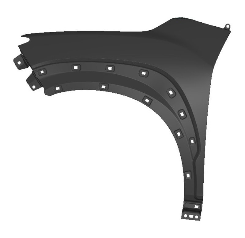 TechPro HY1240172C Fender - Front Left