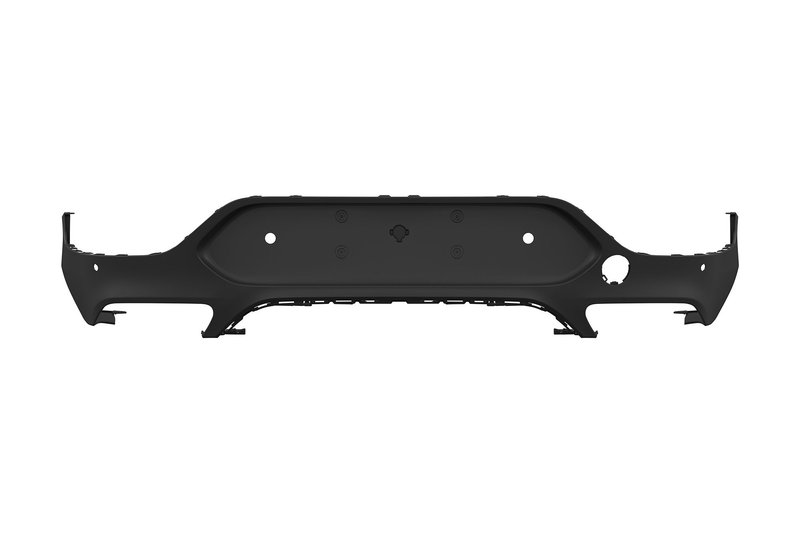 TechPro MB1195168 Bumper Valance / Grille Kit - Rear