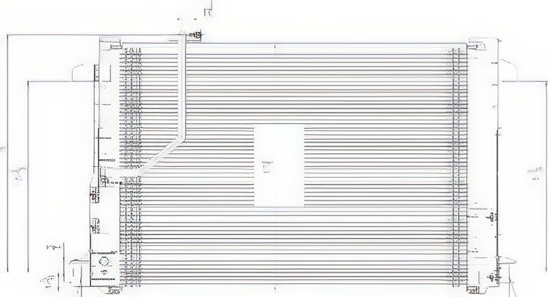 TechPro MB3030151 A/C Condenser