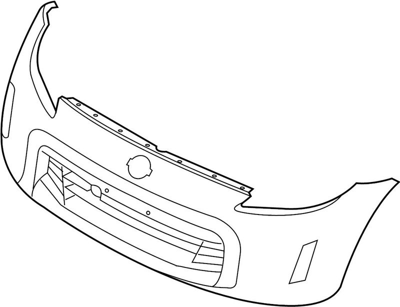 TechPro NI1000286 Bumper Cover - Front