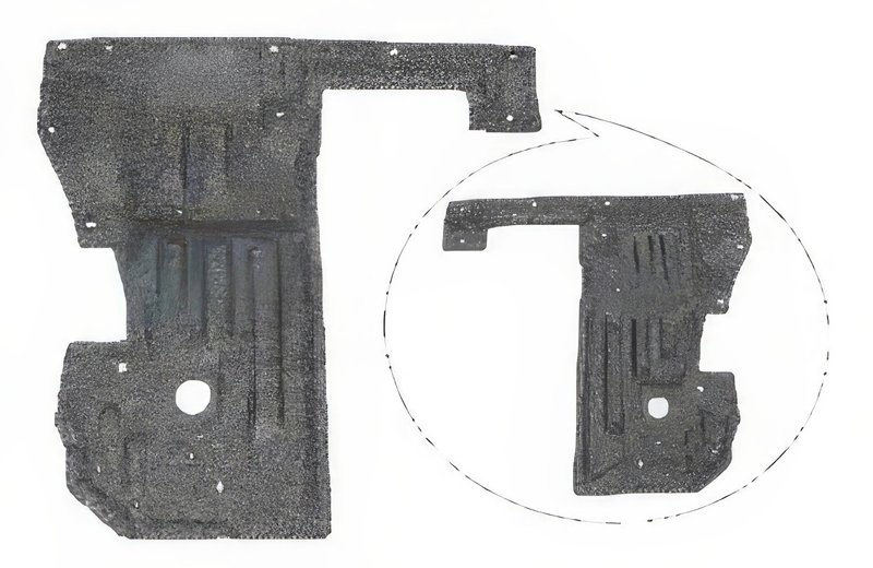 TechPro NI1228188 Engine Cover - Left Lower