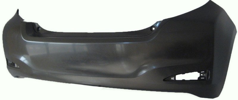 TechPro TO1100298P Bumper Cover - Rear