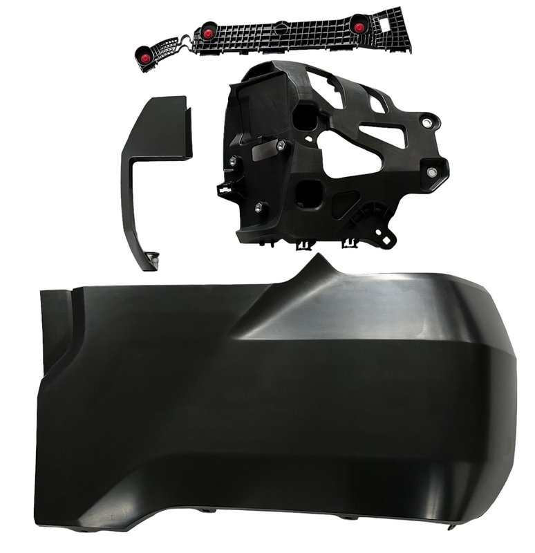 TechPro TO1104142 Bumper Extension - Rear Left Outer