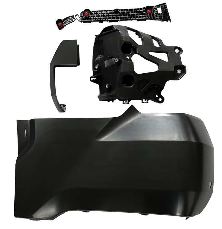 TechPro TO1104145 Bumper Extension - Rear Left Outer