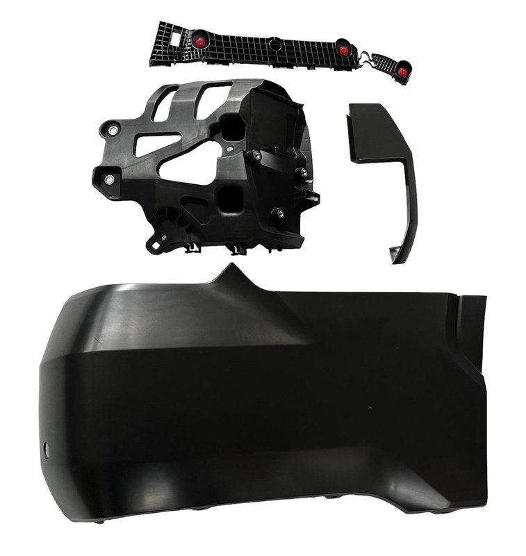 TechPro TO1105143 Bumper Extension - Rear Right Outer