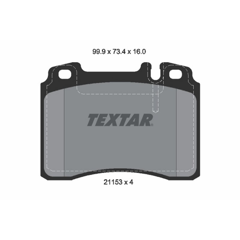 Textar 2115305 Disc Brake Pad Set - Front