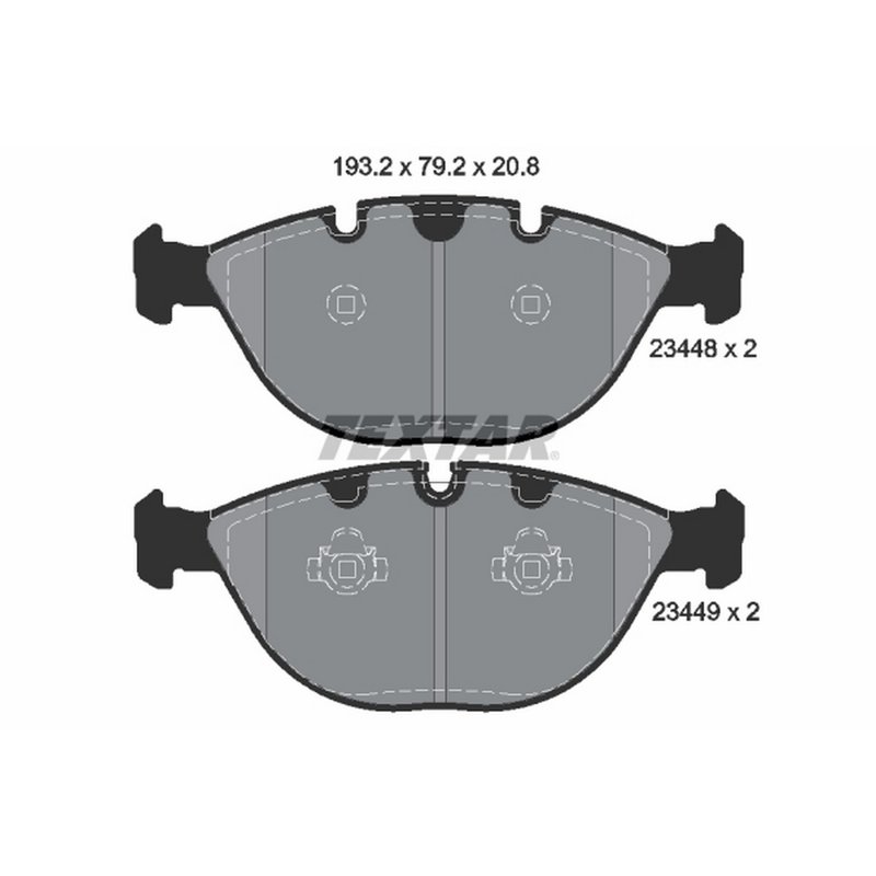Textar 2344801 Disc Brake Pad Set - Front