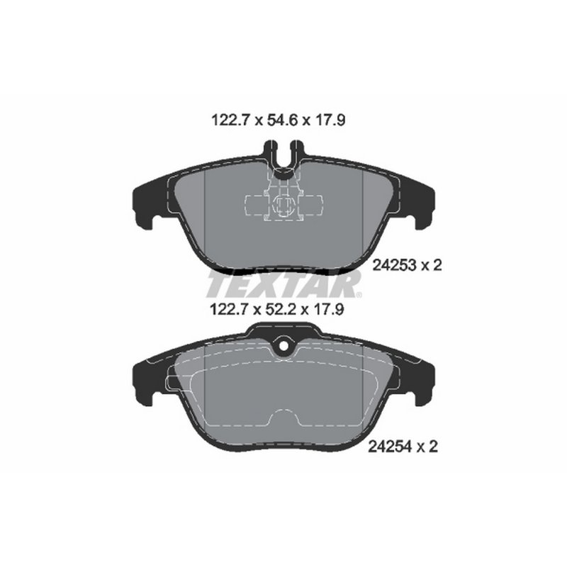 Textar 2425301 Disc Brake Pad Set - Rear