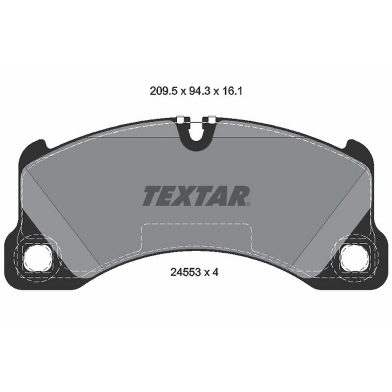 Textar 2455301 Disc Brake Pad Set - Front