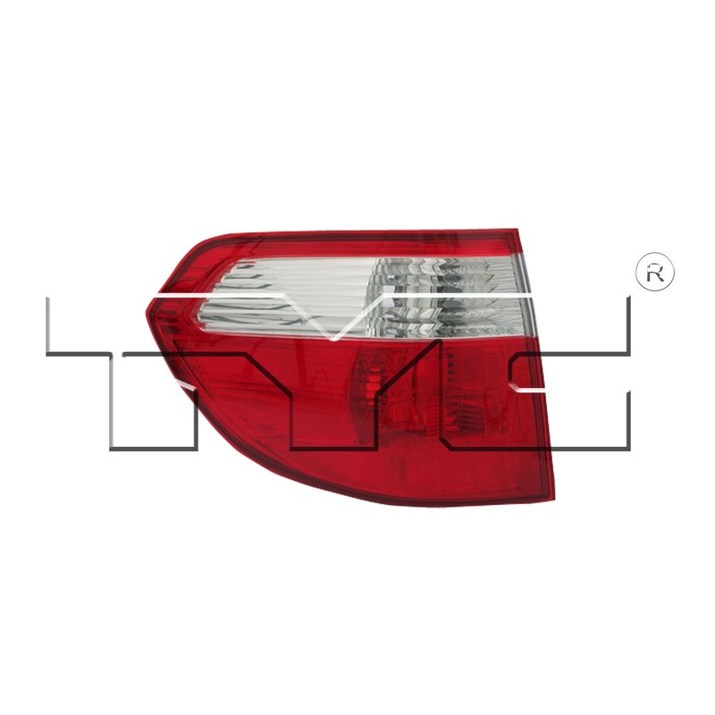 TYC 11-6124-01-9 Tail Light Assembly - Left Outer
